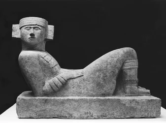 Chac-Mool, aus Chichen-Itza, Yucatan, ca. 987-1185 v. Chr.